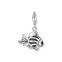Charm pendant fish with blue stones silver from the  collection in the THOMAS SABO online store