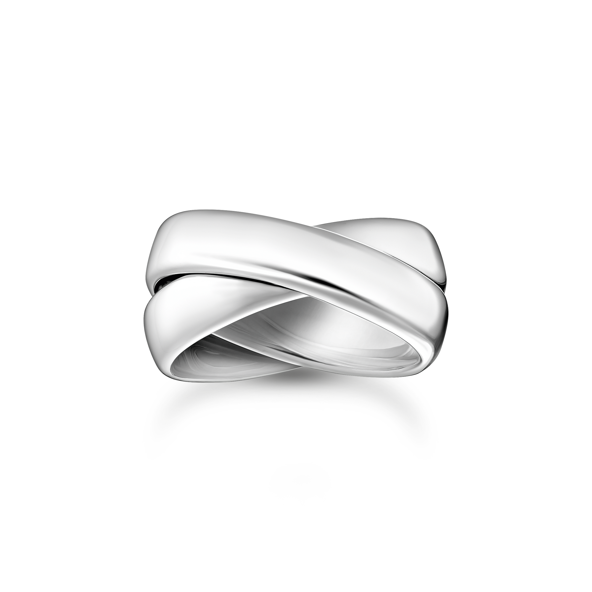 Thomas Sabo Ring Duo breit Silber silberfarben TR2491-001-21-66