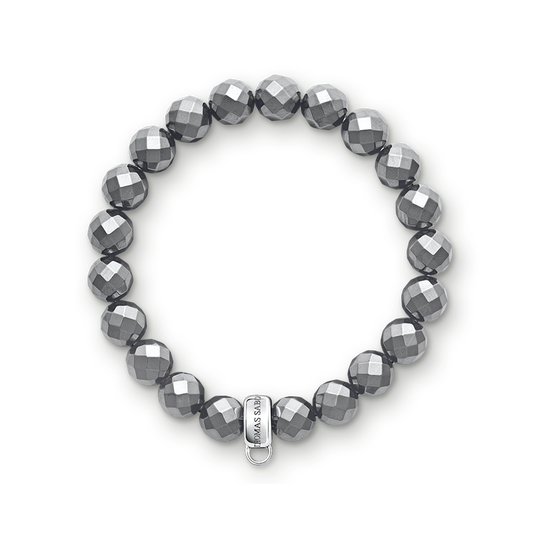 Charm bracelet hematite from the Charm Club collection in the THOMAS SABO online store