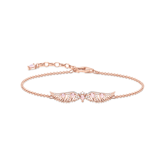 Necklace | rosé plating artistic SABO pendant: THOMAS phoenix,