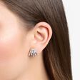 Ear studs with winter sun rays silver from the  collection in the THOMAS SABO online store