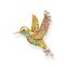 Pendant colourful hummingbird gold from the  collection in the THOMAS SABO online store