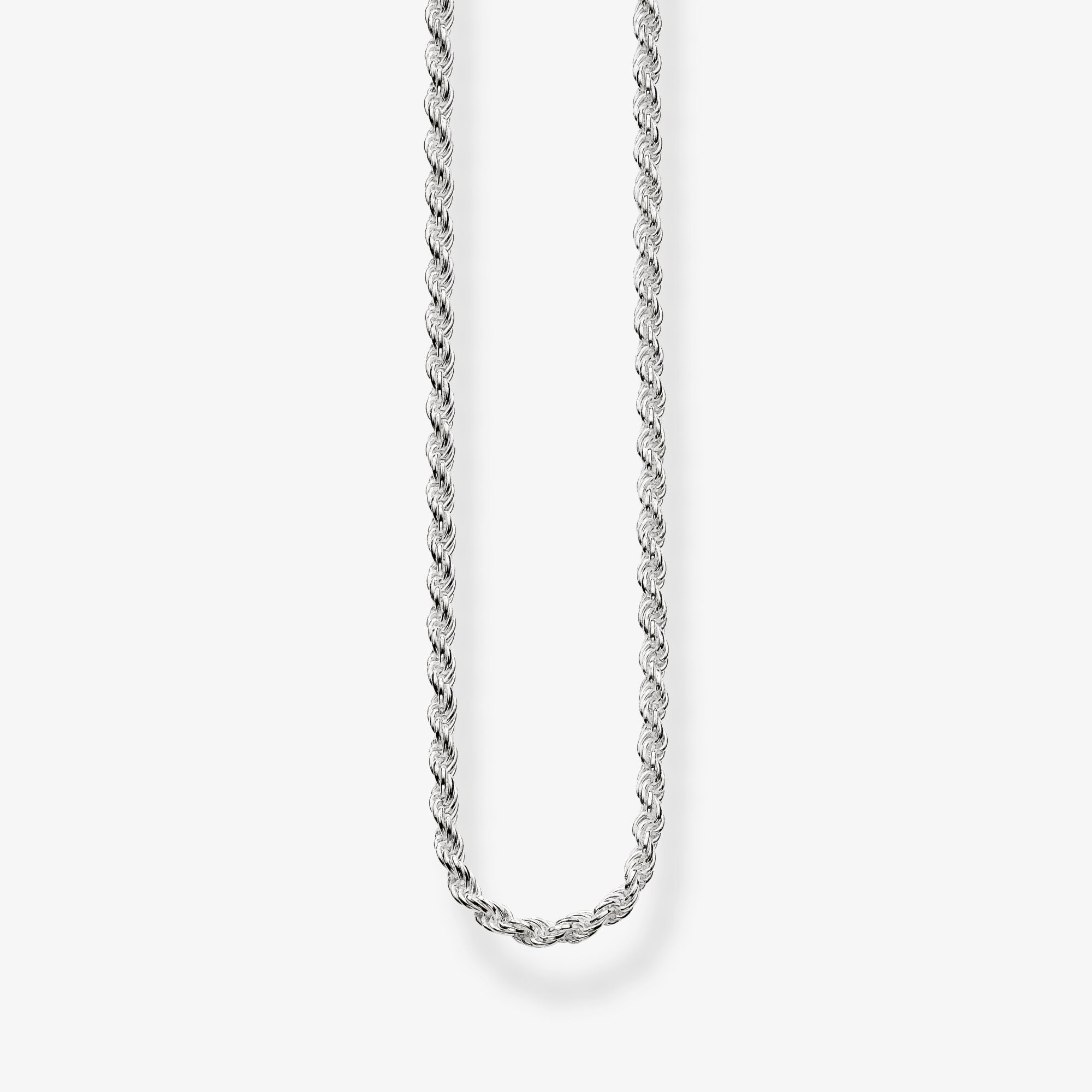 THOMAS SABO Chaîne torsadée Épaisseur 2,00 mm (0,08 Inch), Argent sterling, Taille: 45 cm, femme