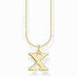 Necklace letter x gold from the Charming Collection collection in the THOMAS SABO online store