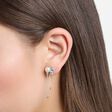 Boucles d&#39;oreilles perle avec rayons de soleil hivernaux argent&eacute;s de la collection  dans la boutique en ligne de THOMAS SABO