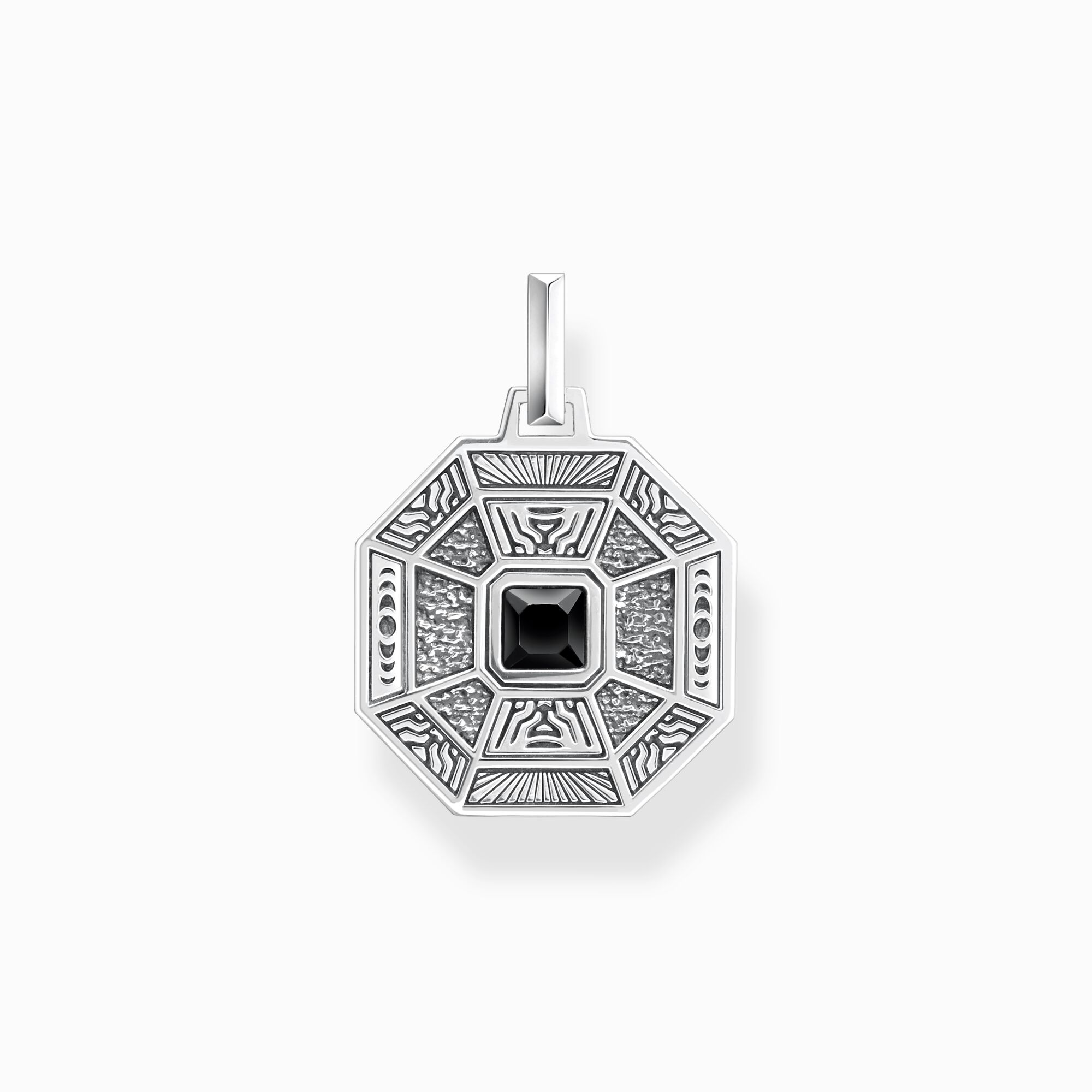 Pendant lucky charm with black onyx silver from the  collection in the THOMAS SABO online store
