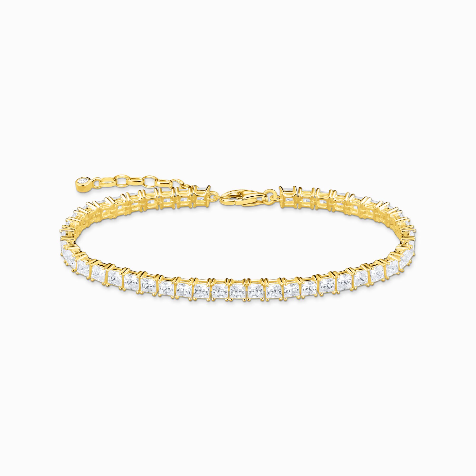 Bracelet rivi&egrave;re&nbsp; avec pierres blanches plaqu&eacute; or de la collection  dans la boutique en ligne de THOMAS SABO
