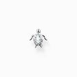Single ear stud turtle silver from the Charming Collection collection in the THOMAS SABO online store