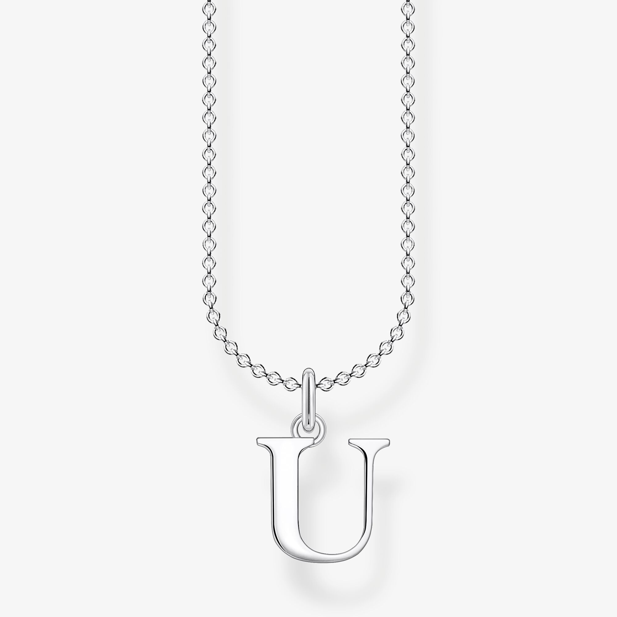 THOMAS SABO Kette Buchstabe U, Sterlingsilber, Größe: 45 cm, Damen