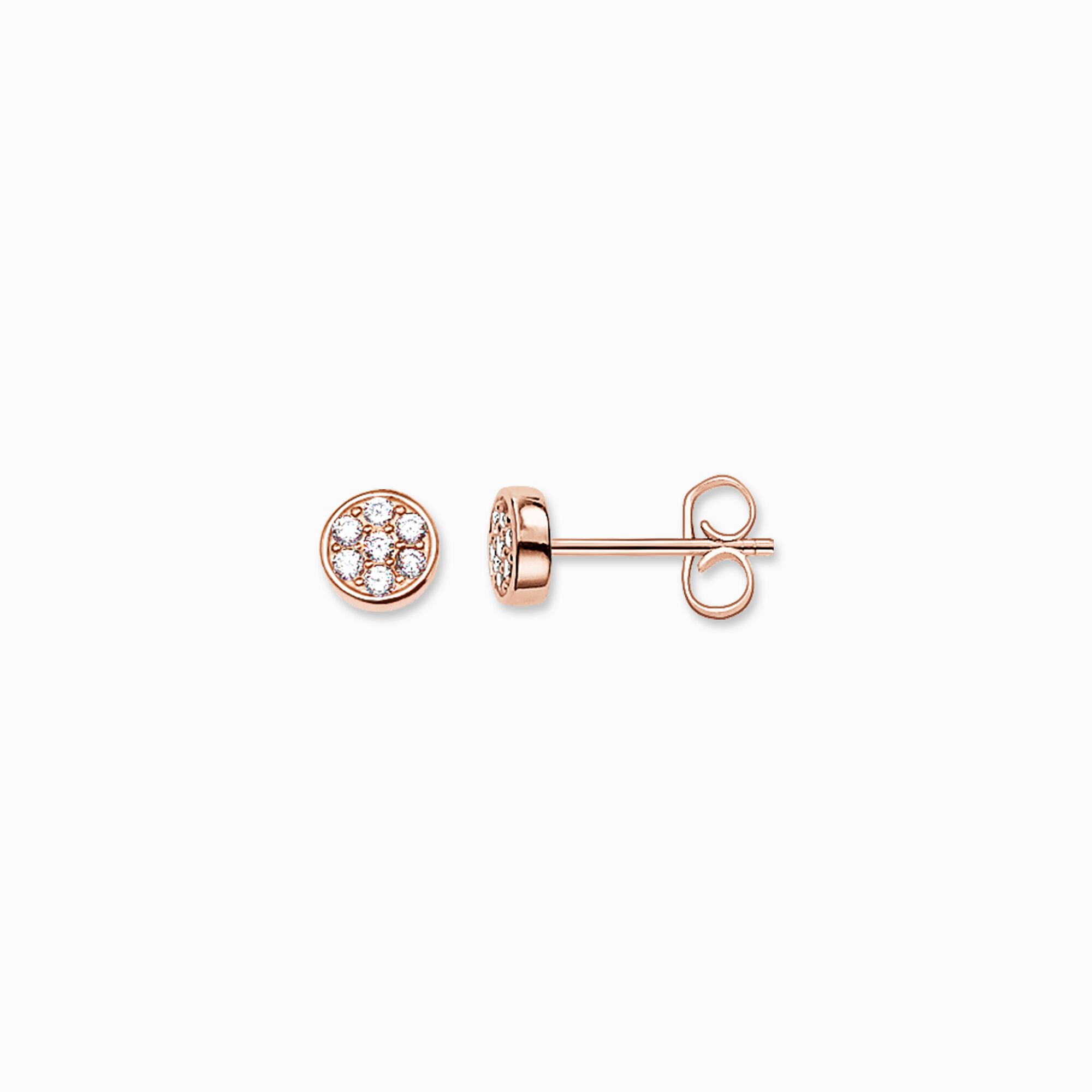 Ear studs sparkling circles from the  collection in the THOMAS SABO online store