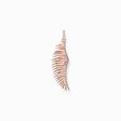 Pendant phoenix wing with pink stones rose gold from the  collection in the THOMAS SABO online store
