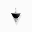Pendant pyramid with black onyx beads and tiger&#39;s eye beads silver from the  collection in the THOMAS SABO online store