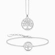 Jewellery set Tree of love with white stones silver from the  collection in the THOMAS SABO online store