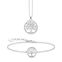 Jewellery set Tree of love with white stones silver from the  collection in the THOMAS SABO online store