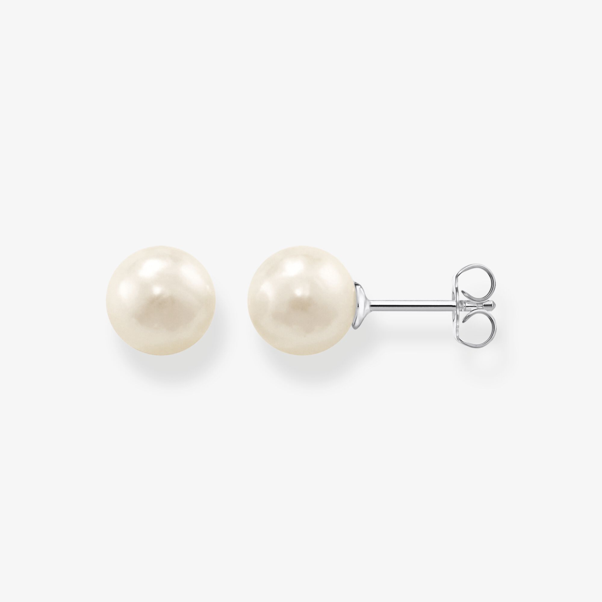 THOMAS SABO Clous d'oreilles perles grand, Argent sterling, Taille: one size, femme