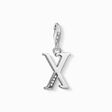 Charm pendant letter X silver from the Charm Club collection in the THOMAS SABO online store