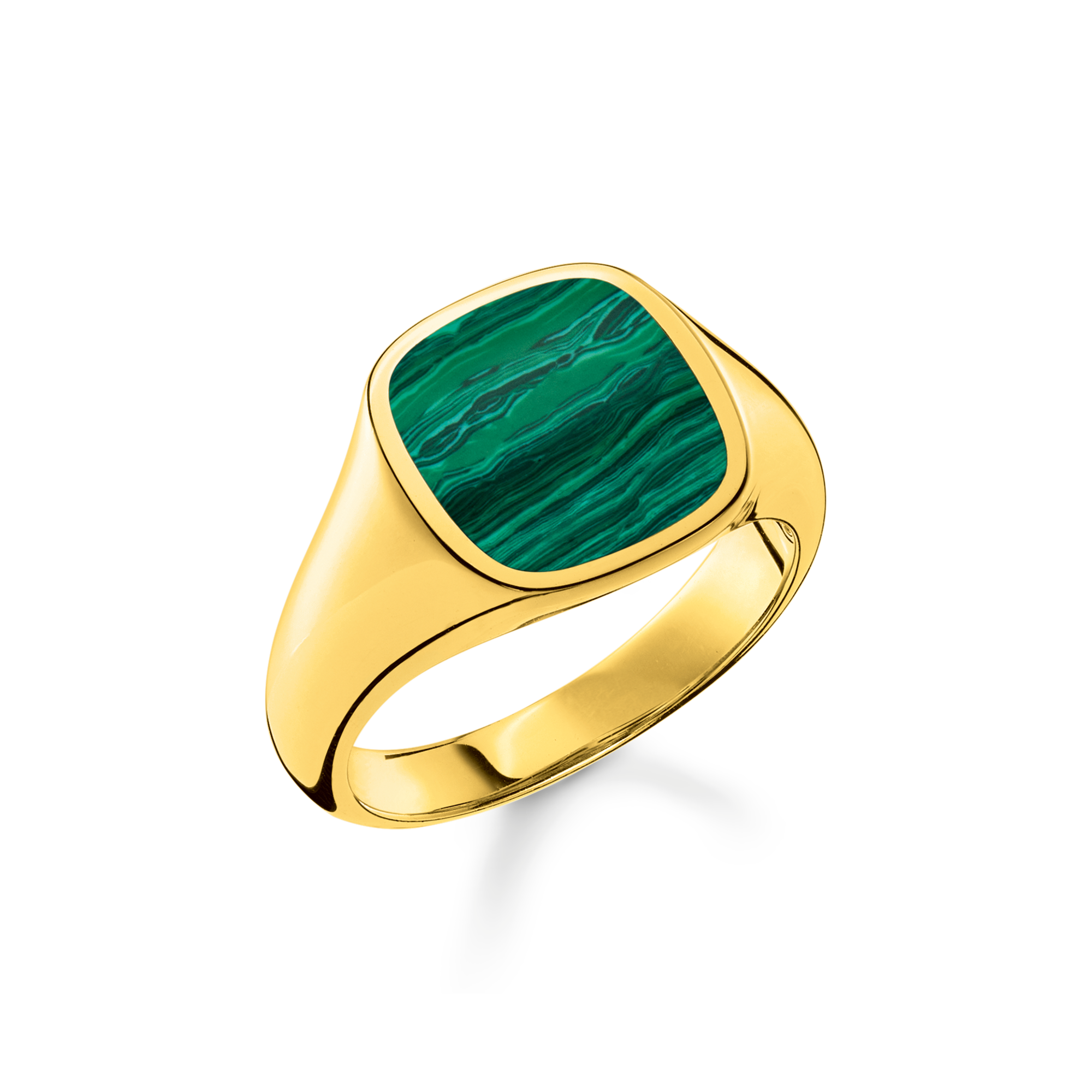 Thomas Sabo Ring klassisch grün-gold grün TR2332-140-6-54