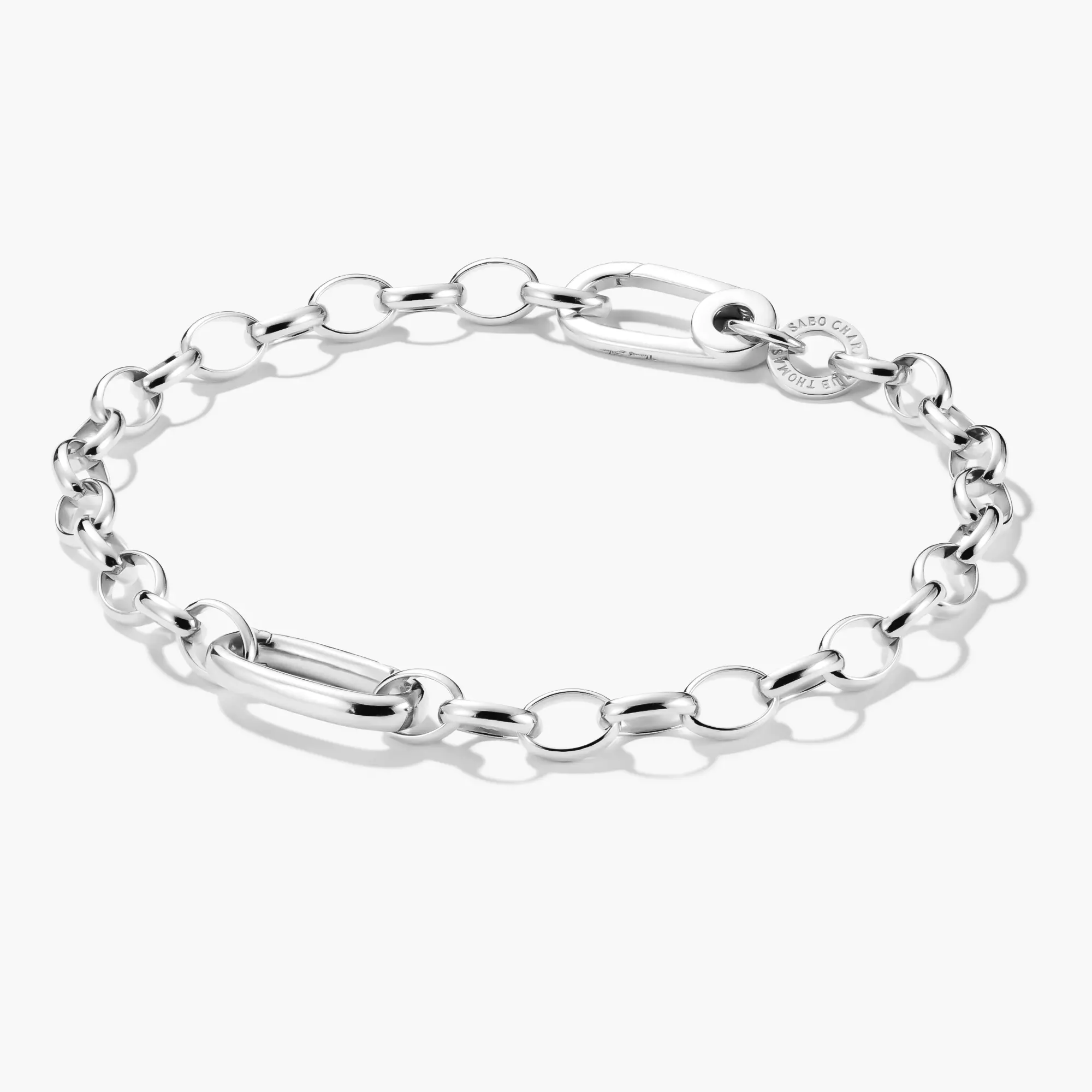 Charm bracelet with Connect link silver | THOMAS SABO