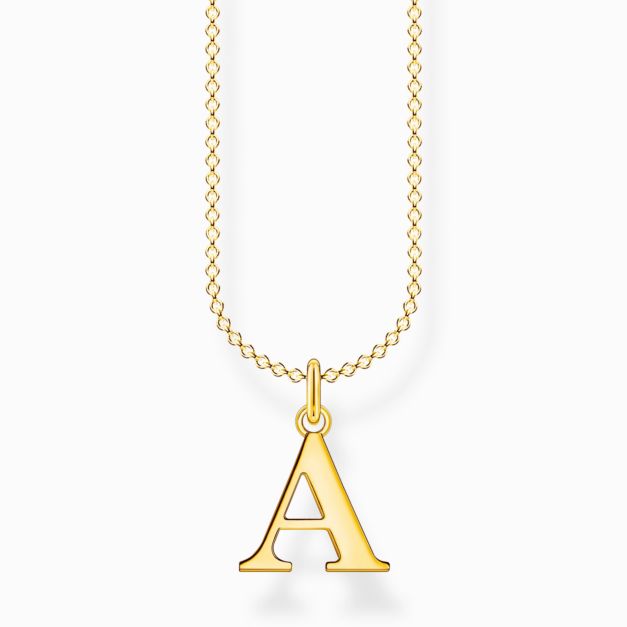 Necklace letter a gold from the Charming Collection collection in the THOMAS SABO online store