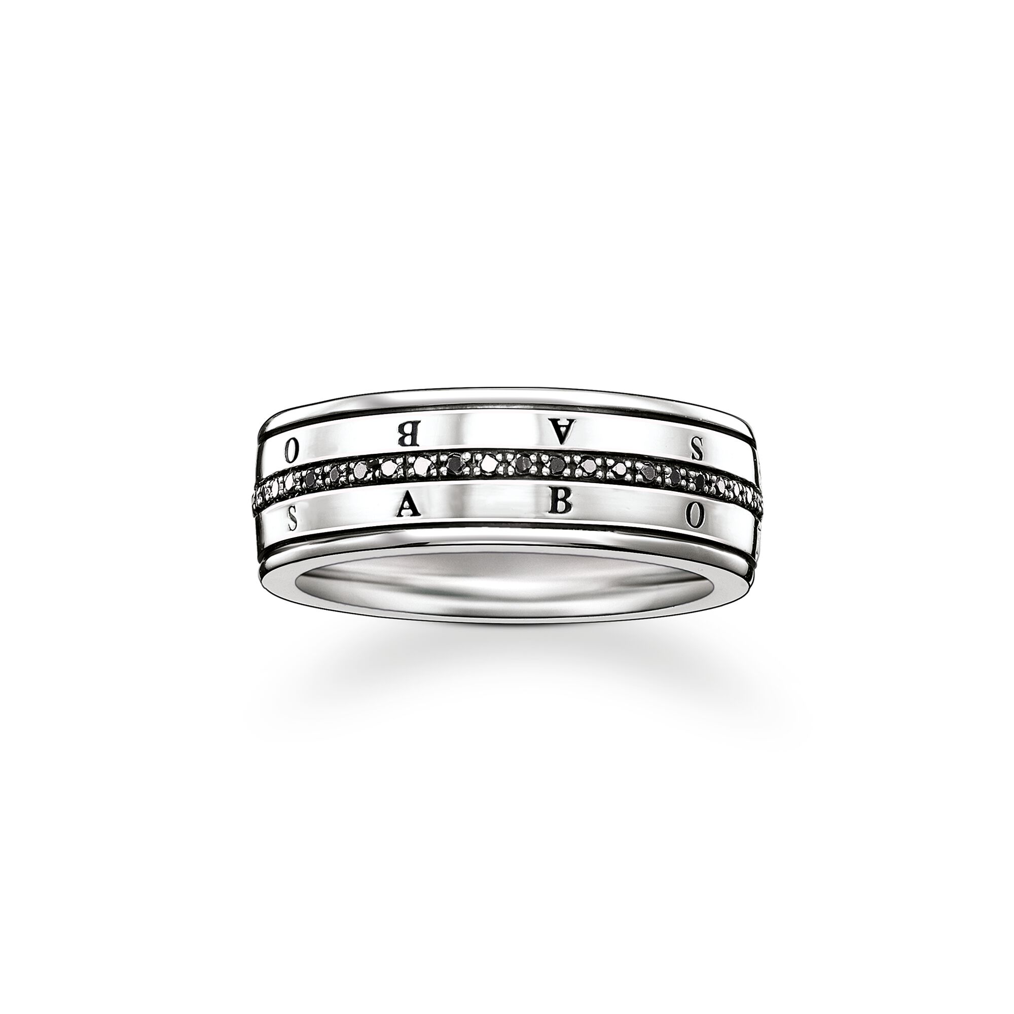 Ring Eternity Black Diamond J Tr0024 714 11 Thomas Sabo