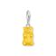 Charmh&auml;ngsmycke gul guldbj&ouml;rn, silver ur kollektionen Charm Club i THOMAS SABO:s onlineshop