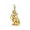 charm pendant cat constellation gold from the Charm Club collection in the THOMAS SABO online store
