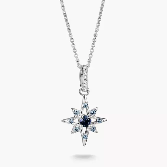 Star Necklace wth blue stones | TS Jewellery | THOMAS SABO