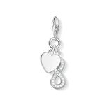 Charm pendant &quot;heart with infinity&quot; from the Charm Club Collection collection in the THOMAS SABO online store
