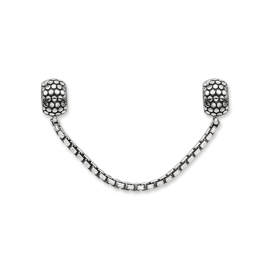 cha&icirc;ne de s&eacute;curit&eacute; effet clout&eacute; de la collection Karma Beads dans la boutique en ligne de THOMAS SABO