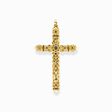 H&auml;ngsmycke kors svarta stenar guld ur kollektionen  i THOMAS SABO:s onlineshop
