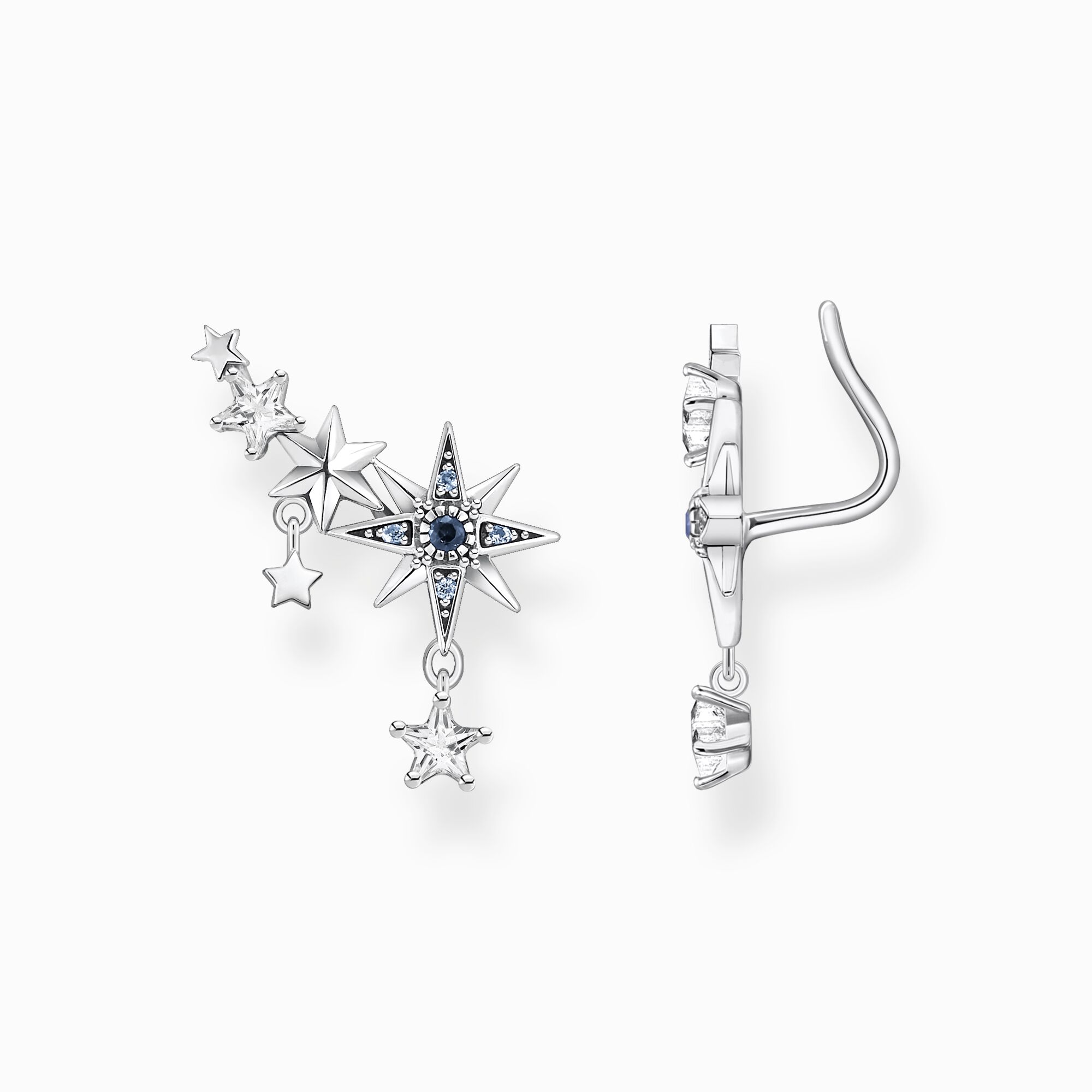 Ear climber Royalty stars silver from the  collection in the THOMAS SABO online store