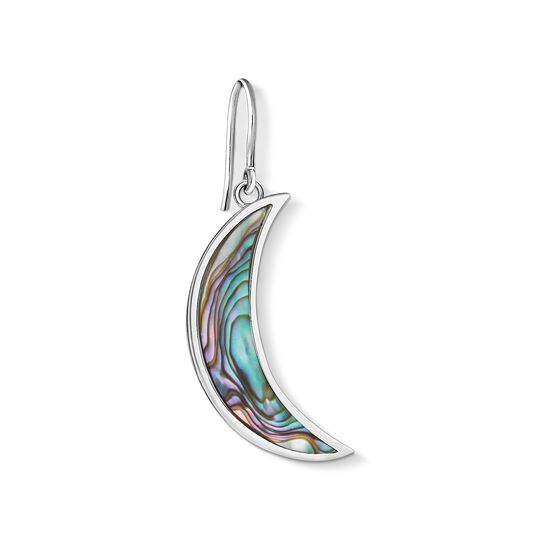 Earring mother of pearl abalone moon from the Charm Club collection in the THOMAS SABO online store
