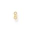 Single ear stud infinity gold from the Charming Collection collection in the THOMAS SABO online store