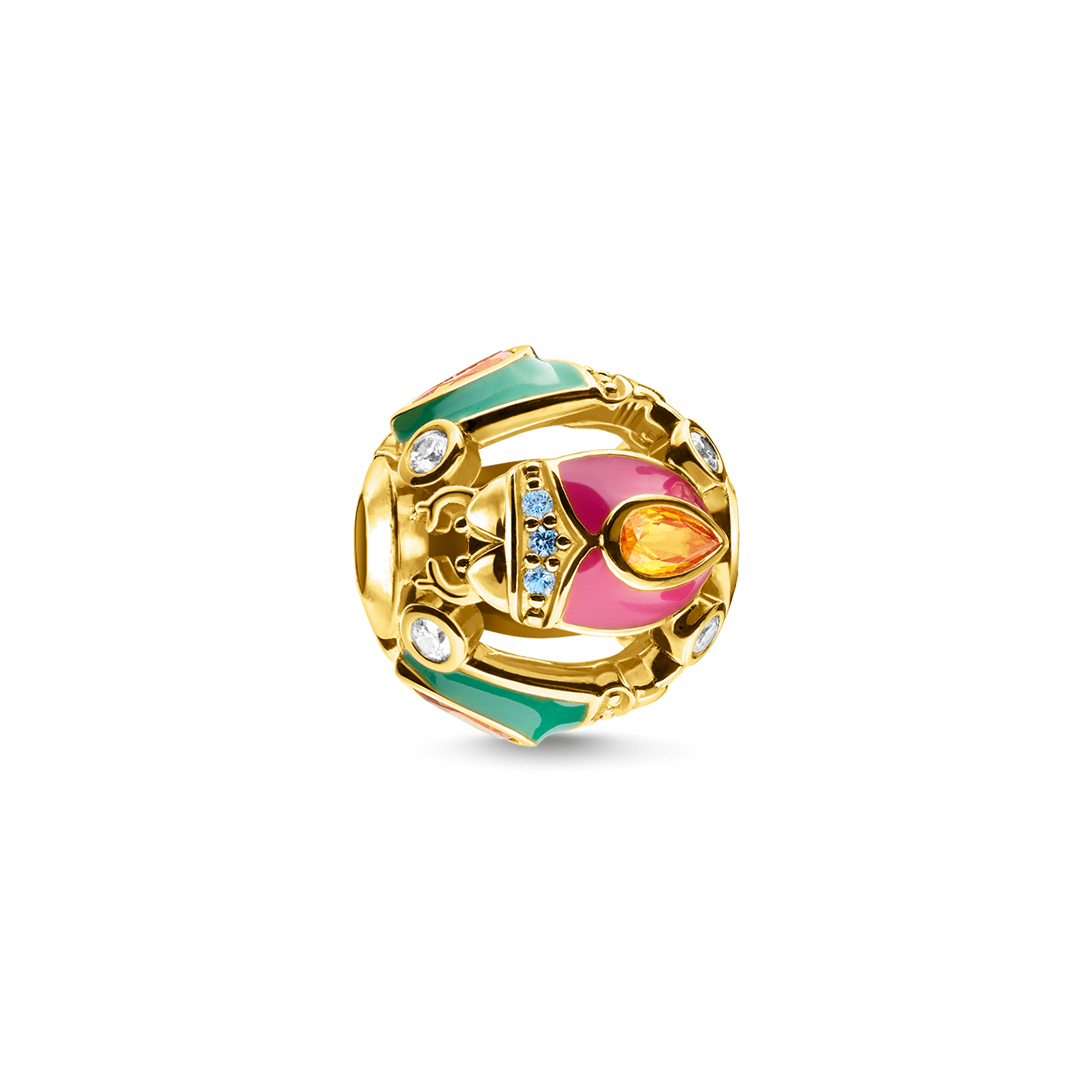 Thomas Sabo Bead Käfer gold mehrfarbig K0333-974-7