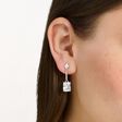 Boucles d&#39;oreilles avec pierres blanches argent de la collection  dans la boutique en ligne de THOMAS SABO