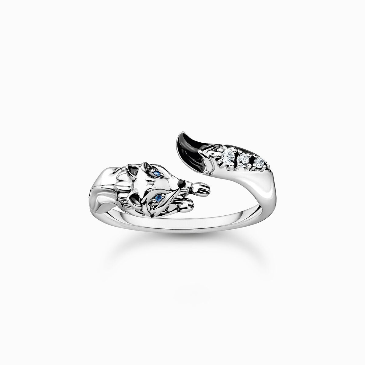 Ring mit Polarfuchs, Steine & Silber | THOMAS SABO