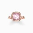 Solitaire ring pink cosmos from the  collection in the THOMAS SABO online store