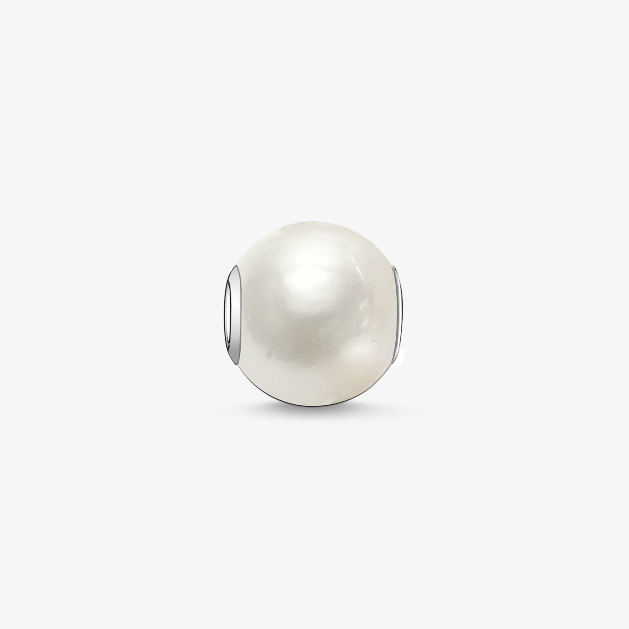 THOMAS SABO Bead perle blanche, Argent sterling, Taille: one size, femme
