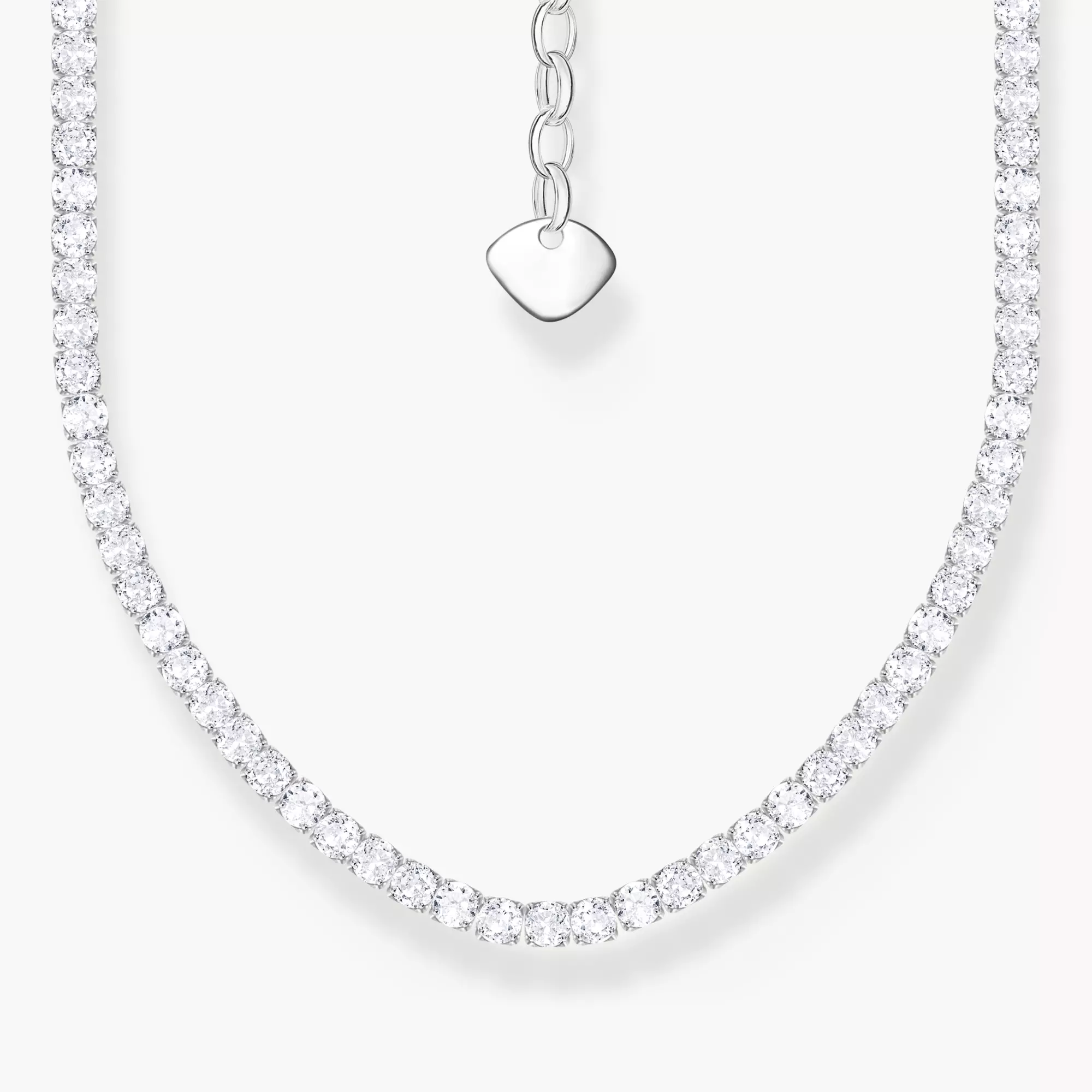 Silver necklace with white stones | THOMAS SABO