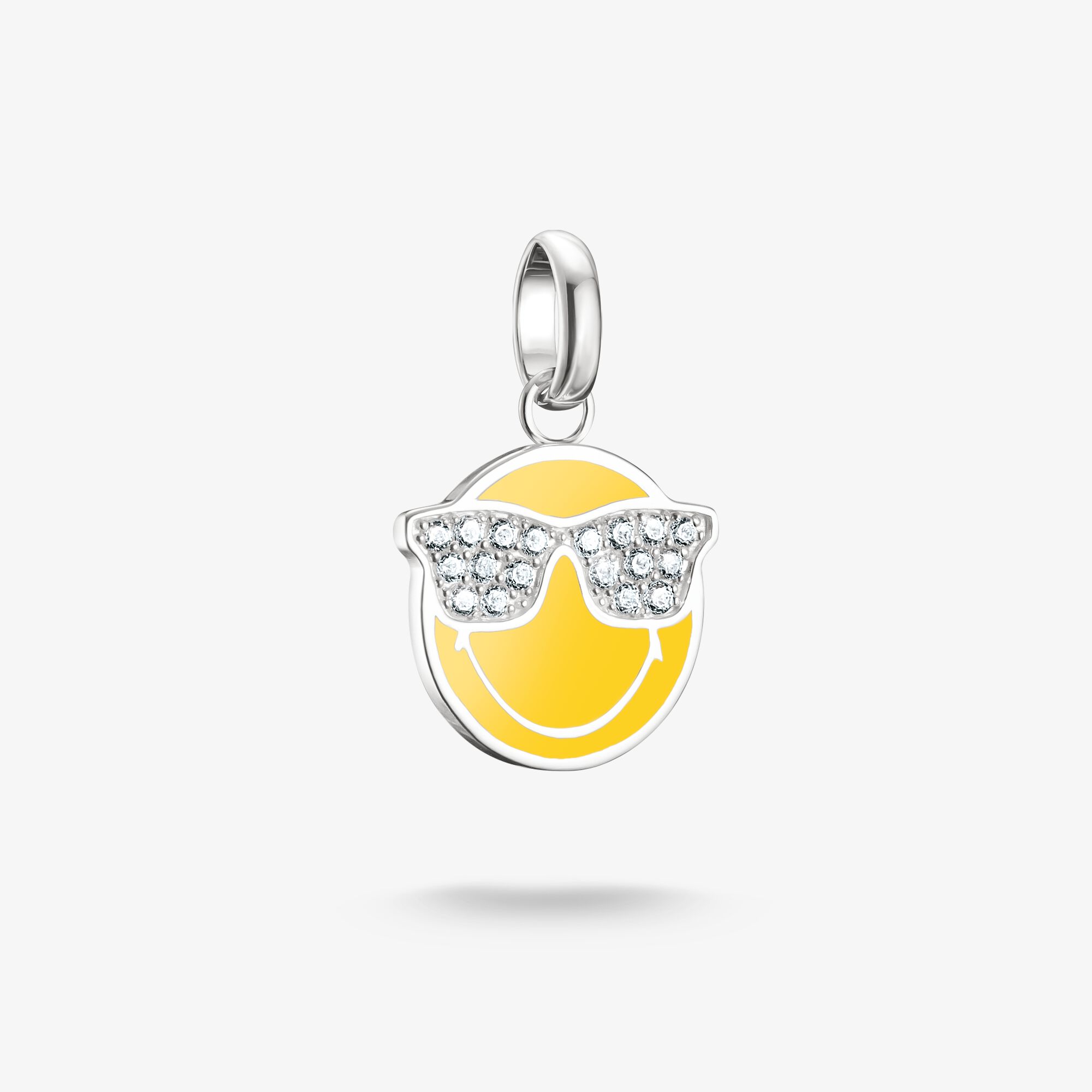 THOMAS SABO SMILEYWORLD Sunglasses Charm-Anhänger Connect Silber, Sterlingsilber, Größe: one size, Damen