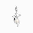 Colgante Charm delf&iacute;n con perla plata de la colección  en la tienda online de THOMAS SABO