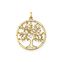 Pendant golden Tree of Love from the  collection in the THOMAS SABO online store