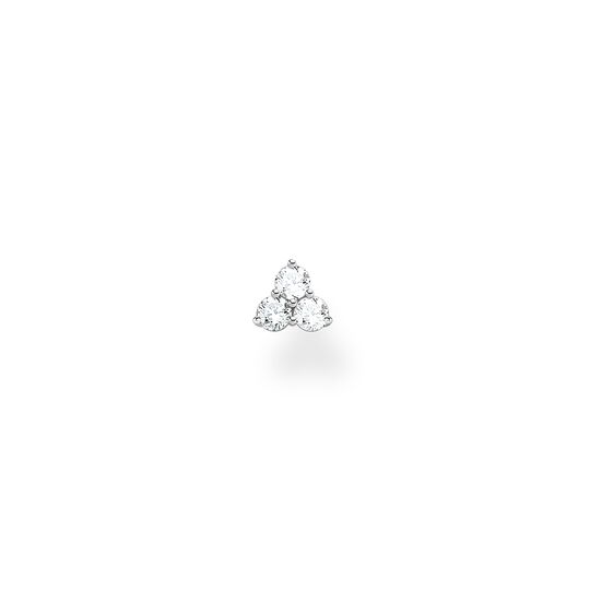 Ear stud in silver: Sparkling décor for Curated-Ears │ THOMAS SABO