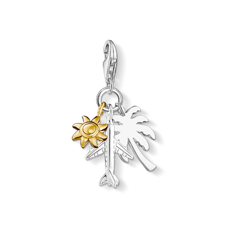 Charm pendant palm tree, sun, plane from the Charm Club collection in the THOMAS SABO online store