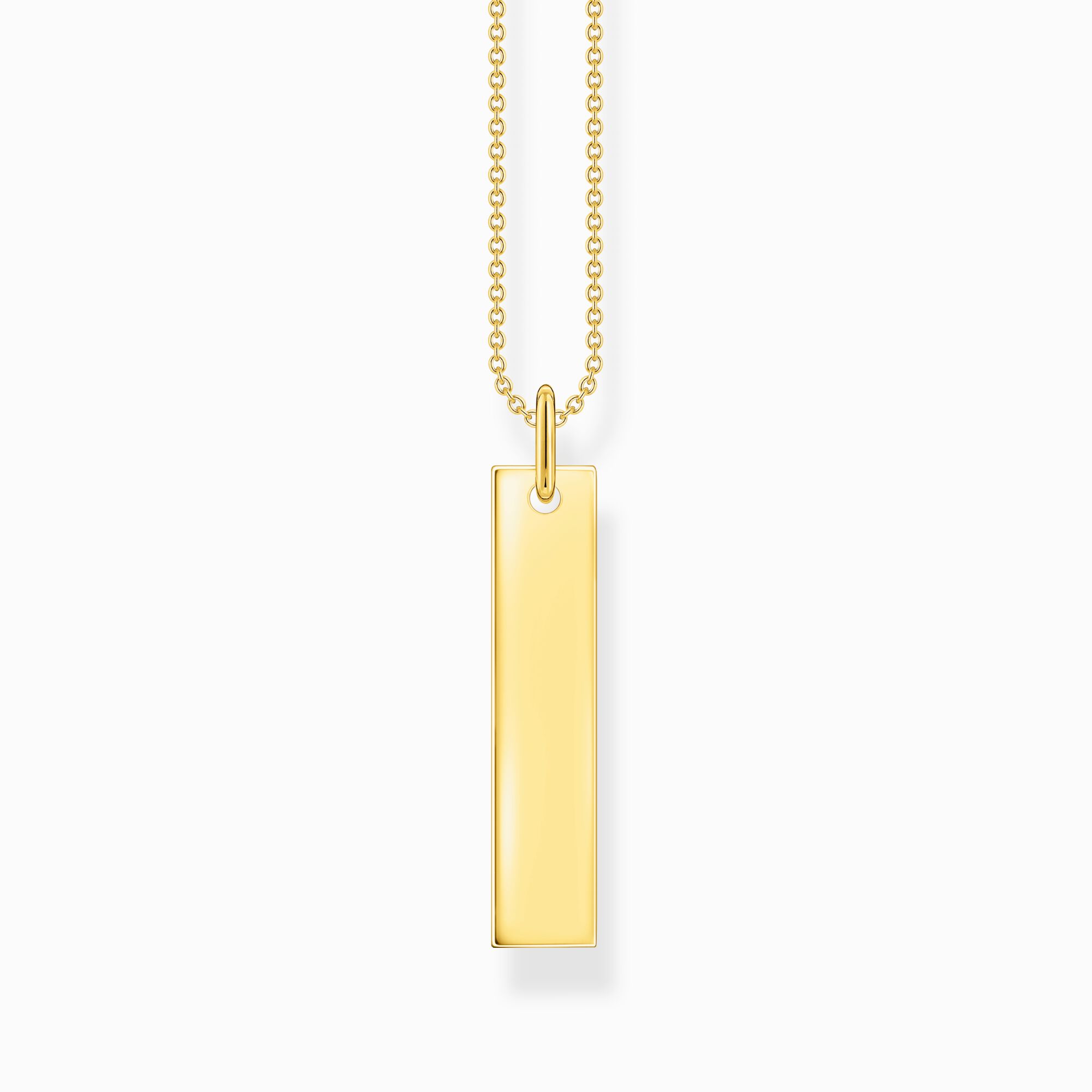 Necklace tag gold from the  collection in the THOMAS SABO online store