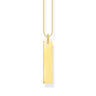 Necklace tag gold from the  collection in the THOMAS SABO online store