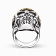 Anillo calavera negra con diamante de la colección  en la tienda online de THOMAS SABO