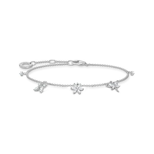 Bracelet butterfly white stones from the Charming Collection collection in the THOMAS SABO online store
