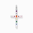 Colgante cruz con piedras colores plata de la colección  en la tienda online de THOMAS SABO