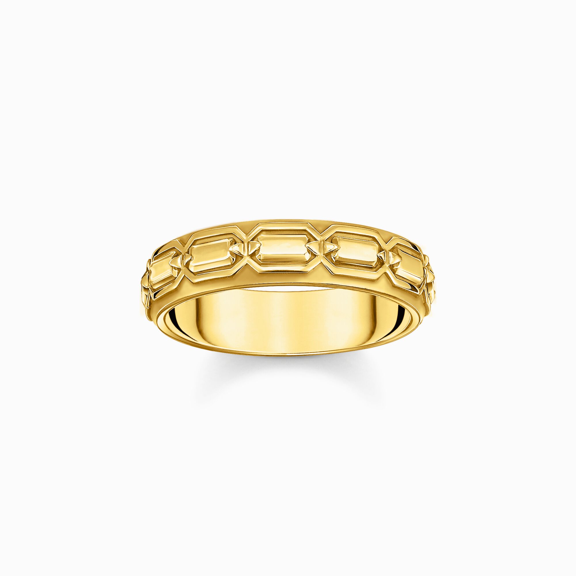 Ring Krokodilpanzer vergoldet aus der  Kollektion im Online Shop von THOMAS SABO